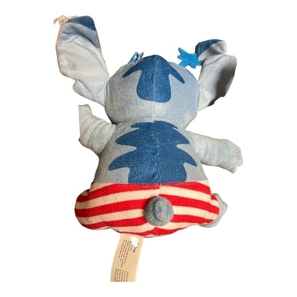 STITCH patriotic plush star headband red/white stripe shorts 11” - Picture 2 of 7